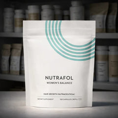 Nutrafol Women's Balance Hair Growth Supplements 120 Capsules - 1 Month Supply Refill Pouch