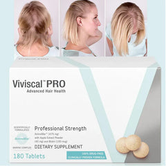 Viviscal Pro Advanced Hair Growth Support Supplement 180 Tablets (Pack of 2)