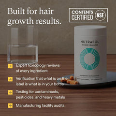 Nutrafol Women's Balance Hair Growth Supplements 120 Capsules - 1 Month Supply Refill Pouch
